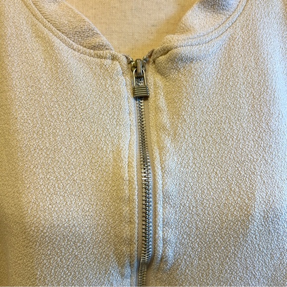 Vintage Zip-Up Vest Cream Light Beige Front Pockets Liz Claiborne Plus size 2X - Picture 3 of 13